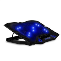 EVOLVEO Ania 5, chladiaci stojan na notebook, modré podsvietenie