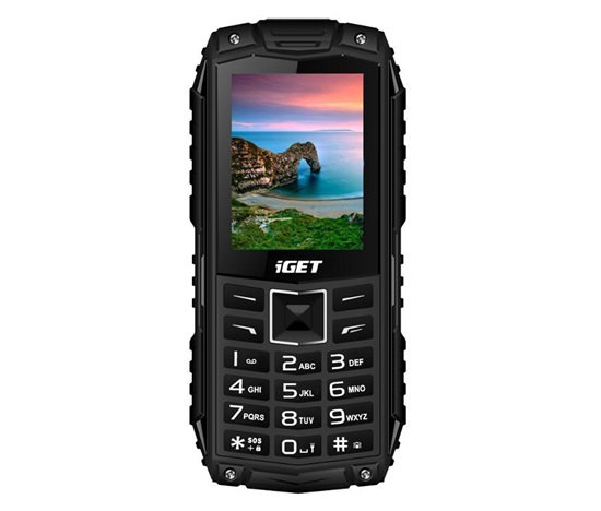 iGET Defender D10, Dual SIM, čierny