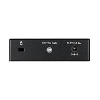 D-Link DGS-1005P 5-portový gigabitový stolový prepínač PoE+, 4 porty PoE+, rozpočet PoE 60 W