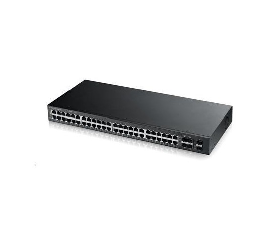 Zyxel GS1920-48v2 50-portový gigabitový WebManaged Switch, 44x gigabitový RJ45, 4x gigabitový RJ45/SFP, 2x SFP