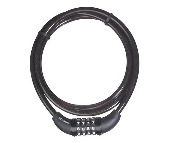 Master Lock Ocelové lanko  s integrovaným zámkem 8119EURD