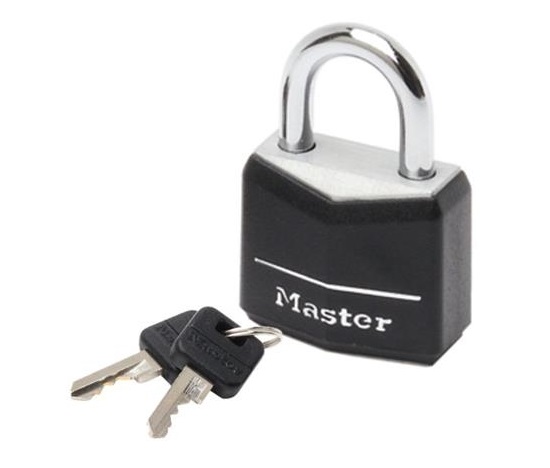 MasterLock 9140EURDBLK Visací zámek  z pevného hliníku