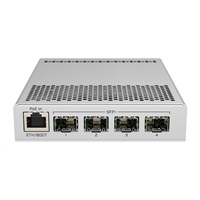 MikroTik Cloud Router Switch CRS305-1G-4S+IN, Dual Boot (SwitchOS, RouterOS), 800MHz, 512MB RAM, 4xSFP+, vrátane.L5