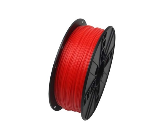 GEMBIRD Tlačová struna (filament) PLA, 1,75 mm, 1 kg, fluorescenčná, červená