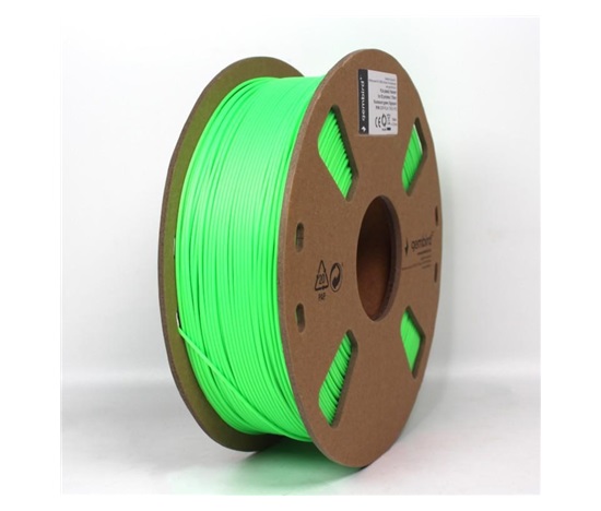 GEMBIRD Tlačová struna (filament) PLA, 1,75 mm, 1 kg, fluorescenčná, zelená