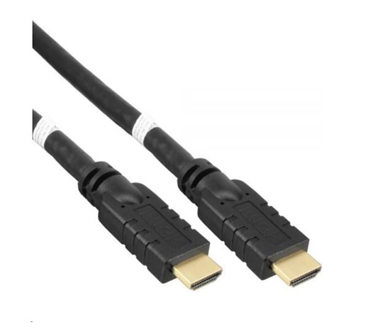 Kábel PREMIUMCORD Vysokorýchlostný HDMI kábel s Ether.4K@60Hz, so zosilňovačom, 25 m, 3x tienenie, M/M, pozlátené konektory