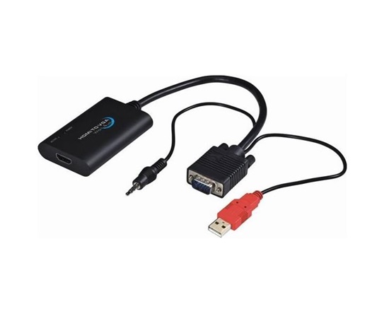 PREMIUMCORD elektronický prevodník HDMI na rozhranie VGA + audio