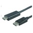 Kábel PREMIUMCORD DisplayPort 1.2 na HDMI 2.0, pre rozlíšenie 4Kx2K@60Hz, 1m