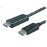 Kábel PREMIUMCORD DisplayPort 1.2 na HDMI 2.0, pre rozlíšenie 4Kx2K@60Hz, 2m
