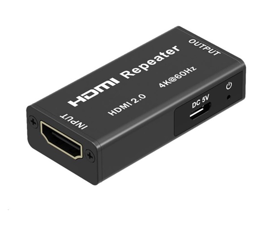 PremiumCord HDMI 2.0 opakovač do 40 m, rozlíšenie 4Kx2K@60Hz