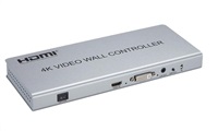 PREMIUMCORD HDMI 1 vstup - 4 výstupy, ovládač videosteny