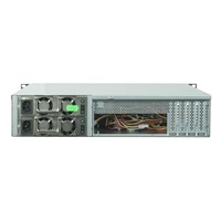 CHIEFTEC Rackmount 2U UNC-210, mATX, polovičná výška slotov PCI, čierna, bez zdroja napájania