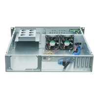 CHIEFTEC Rackmount 2U UNC-210, mATX, polovičná výška PCI slotov, čierna, PSF-400B (400W)