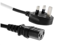 PREMIUMCORD Napájací kábel 230V, zahnutá zástrčka pre UK, 2m