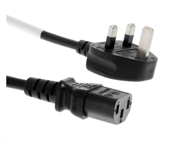 PREMIUMCORD Napájací kábel 230V, zahnutá zástrčka pre UK, 2m