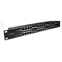 POE injektor pasivní - 16x 100 Mb/s, stíněný panel