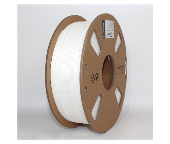 GEMBIRD Tlačová struna (filament) PLA PLUS, 1,75 mm, 1 kg, biela