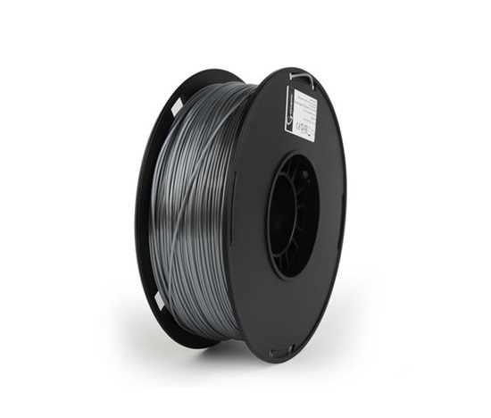 GEMBIRD Tlačová struna (filament) PLA PLUS, 1,75 mm, 1 kg, strieborná