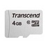 Karta TRANSCEND MicroSDHC 4GB 300S, trieda 10, bez adaptéra