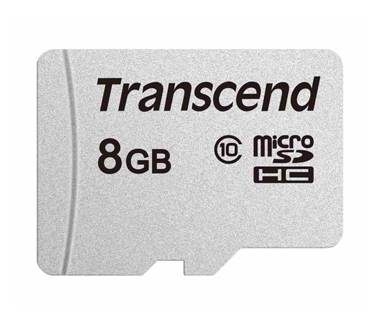 Karta TRANSCEND MicroSDHC 8GB 300S, trieda 10, bez adaptéra
