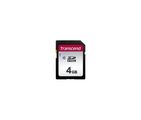 Karta TRANSCEND SDHC 4GB 300S, trieda 10 (R:20/W:10 MB/s)