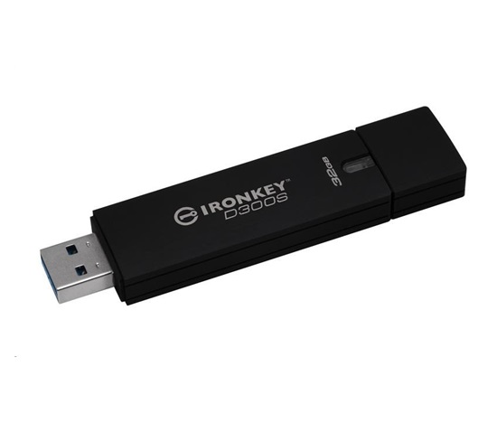 Šifrovaný USB disk Kingston 32 GB D300S AES 256 XTS