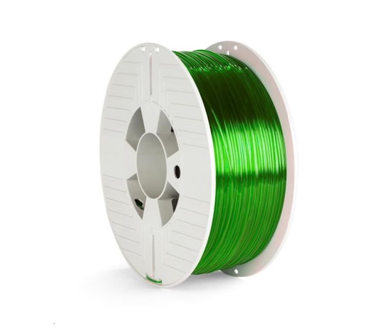 VERBATIM Filament pre 3D tlačiarne PET-G 1.75mm, 327m, 1kg zelená priehľadná