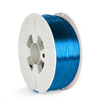 VERBATIM Filament pre 3D tlačiarne PET-G 2.85mm, 123m, 1kg modrá transparentná