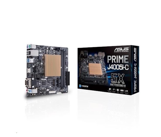 ASUS MB PRIME J4005I-C, Intel Celeron® dual core J4005, 2xDDR4, mini-ITX