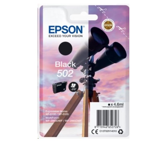 Čierny atrament EPSON Singlepack "Binoculars" Black 502