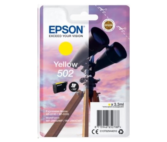 Atramentová tyčinka EPSON Singlepack "Binoculars" Yellow 502