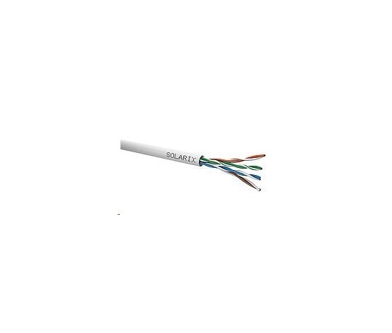 Inštalačný kábel Solarix UTP, Cat5E, drôt, PVC, krabica 305m SXKD-5E-UTP-PVC