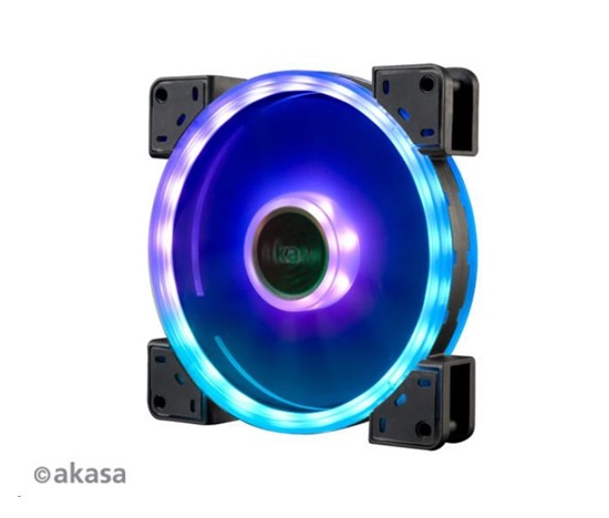 AKASA ventilátor Vegas TLY, 140x140x25mm, aRGB, obojstranný, RGB