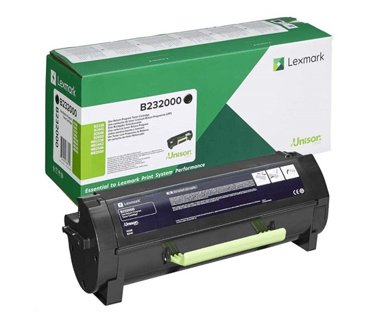 Čierny toner Lexmark pre B2338/B2442/B2546/B2650/ MB2338/MB2442/MB2546/MB2650 z programu Lexmark Return na 3 000 strán