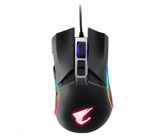 Herná myš GIGABYTE AORUS M5, USB, optická, až 16000 DPI