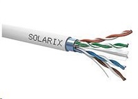 Inštalačný kábel Solarix FTP, Cat6, drôt, PVC, cievka 500 m SXKD-6-FTP-PVC
