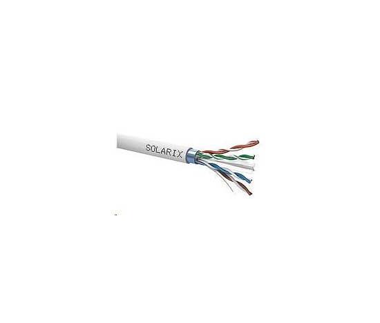 Inštalačný kábel Solarix FTP, Cat6, drôt, PVC, cievka 500 m SXKD-6-FTP-PVC