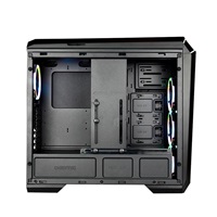 CHIEFTEC Miditower STALLION II, GP-02-OP Black, 4x RGB Rainbow Fan, 2 x USB 3.0/1x USB 2.0, bočné sklo