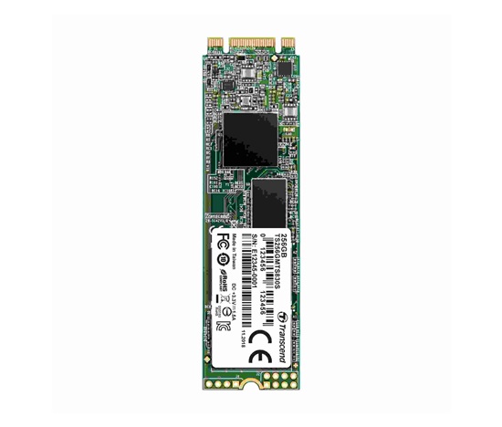 TRANSCEND SSD MTS830S 256GB, M.2 2280, SATA III 6 Gb/s, TLC, objemové