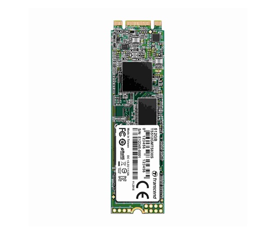 TRANSCEND SSD MTS830S 512GB, M.2 2280, SATA III 6 Gb/s, TLC, objemové