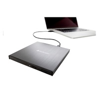 VERBATIM Ultra HD 4K Blu-ray externá slimline napaľovačka (USB 3.1, USB-C) + bezplatné 25GB médium
