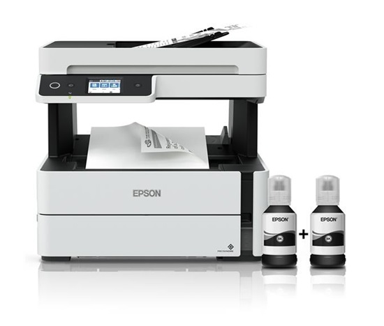 Atramentová tlačiareň EPSON EcoTank Mono M3170, 4v1, A4, 39 str./min, USB, Wi-Fi, duplex, ADF, 3 roky záruka po registrácii., Obchod v 1000 Kč