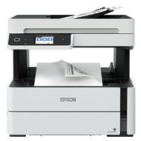 EPSON tiskárna ink EcoTank Mono M3180, 4v1, A4, 39ppm, Ethernet, Wi-Fi (Direct), Duplex, LCD, ADF, 3 roky záruka po reg.