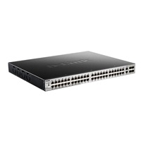 D-Link DGS-3130-54PS/SI L3 Stohovateľný riadený gigabitový PoE switch, 48x PoE gigabit, 2x 10GBASE-T, 4x SFP+, 370W PoE