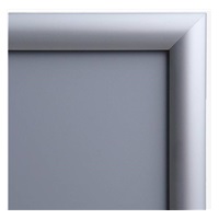 Oboustranný informační stojan infopole s klaprámy A1, ostrý roh, profil 25mm