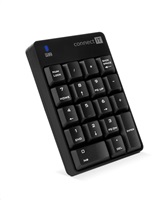 CONNECT IT NumCALC bezdrátová numerická klávesnice, (+ 1x AAA baterie zdarma), ČERNÁ