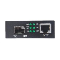 Konvertor Intellinet 10GbE, 1x slot SFP+, 1x port 10GBase-T RJ45