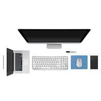 Myš RAPOO 7200M Multi-mode wireless, biela