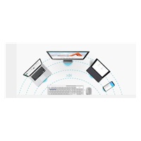 Myš RAPOO 7200M Multi-mode wireless, biela