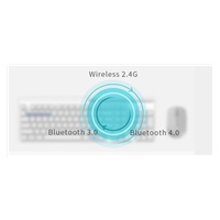 Myš RAPOO 7200M Multi-mode wireless, biela